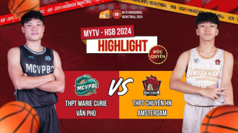 Highlights THPT Marie Curie Văn Phú vs THPT Chuyên Hà Nội - Amsterdam - MyTV HSB 2024