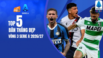 Top 5 Bàn Thắng Đẹp Vòng 3 Serie A 2026/27
