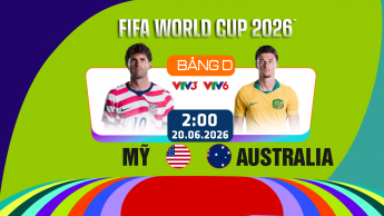 Mỹ vs Australia Bảng D FIFA World Cup 2026