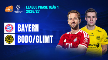 Bayern Munich vs Bodo/Glimt League Phase tuần 1 UEFA Champions League 2026/27