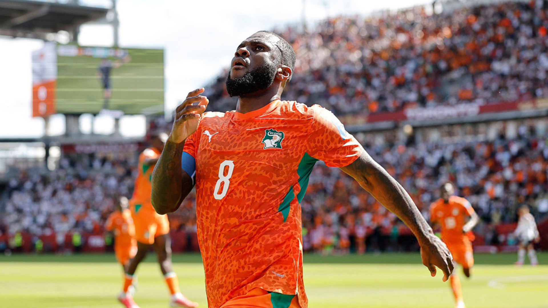 Fanck Kessie chớp cơ hội mở tỉ số cho Bờ Biển Ngà