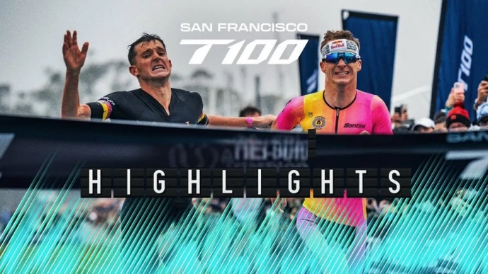 Highlights T100 Triathlon World Tour 2024 San Francisco