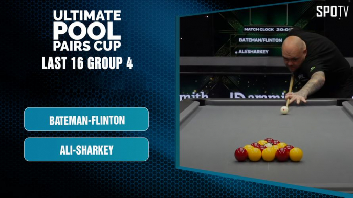 Bateman-Flinton vs Ali-Sharkey - Last 16 Group 4 Ultimate Pool Pairs Cup 2024