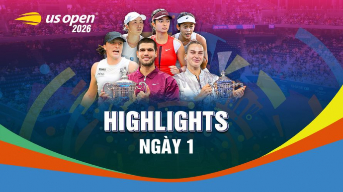 US Open Tennis Championships 2026 Highlights Ngày 1