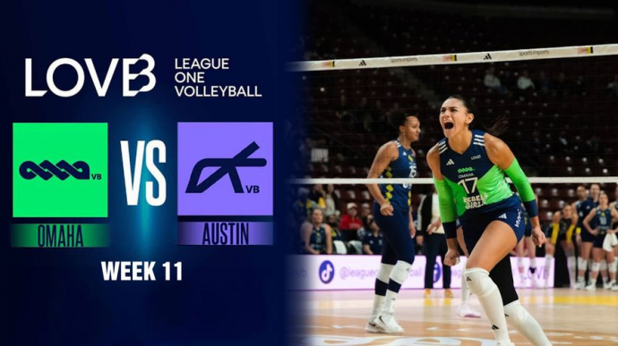Omaha vs Austin Tuần 11 - Giải bóng chuyền nữ nhà nghề Mỹ LOVB 2025 
