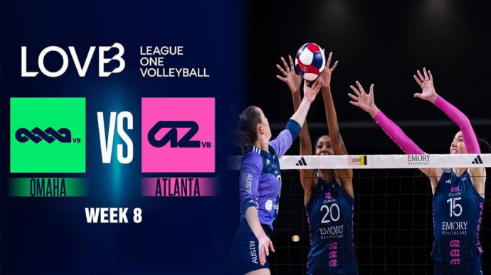 Omaha vs Atlanta Tuần 8 - Giải bóng chuyền nữ nhà nghề Mỹ LOVB 2025 