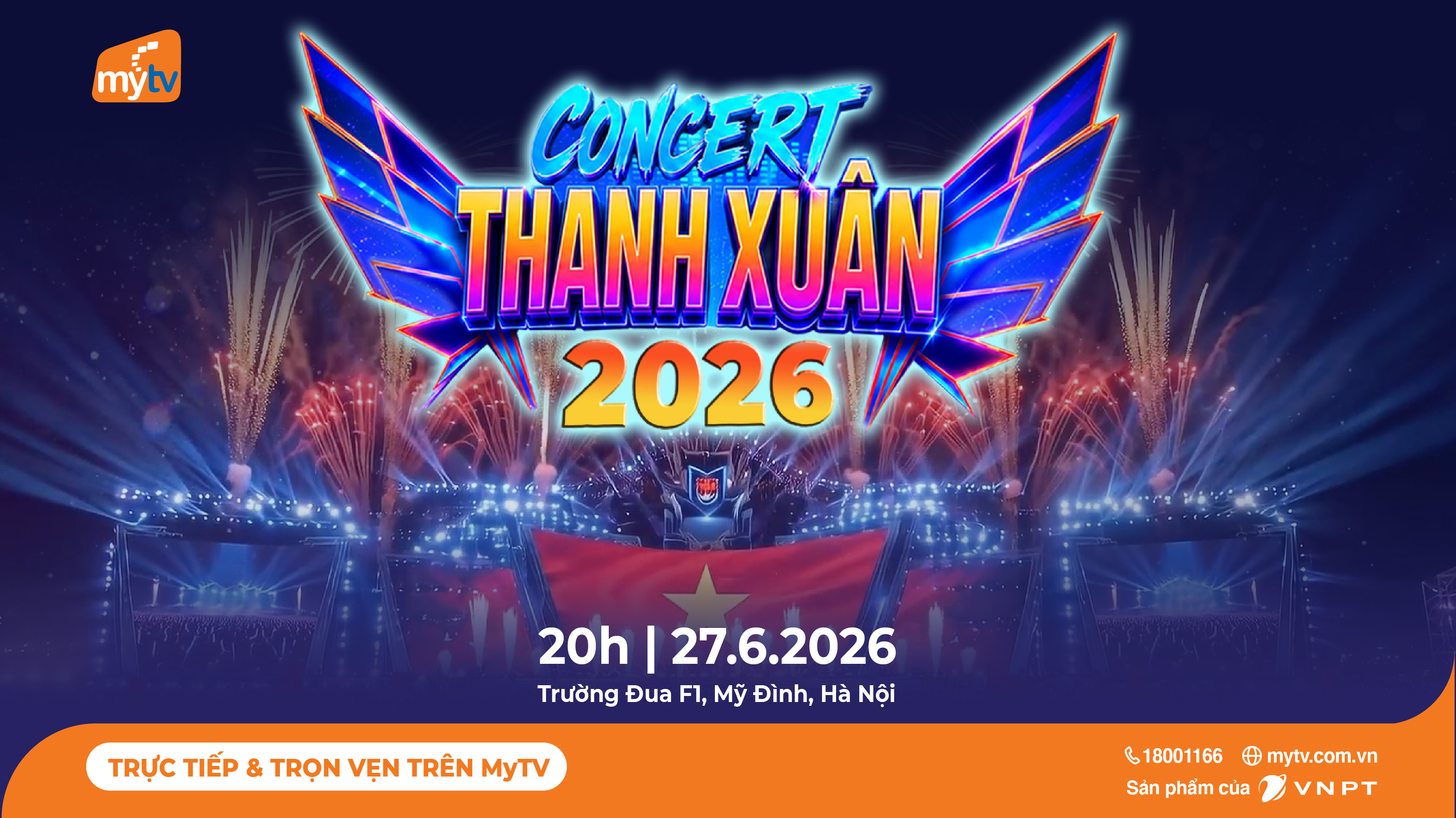 MyTV trực tiếp chương trình nghệ thuật đặc biệt “Thanh xuân Concert”
